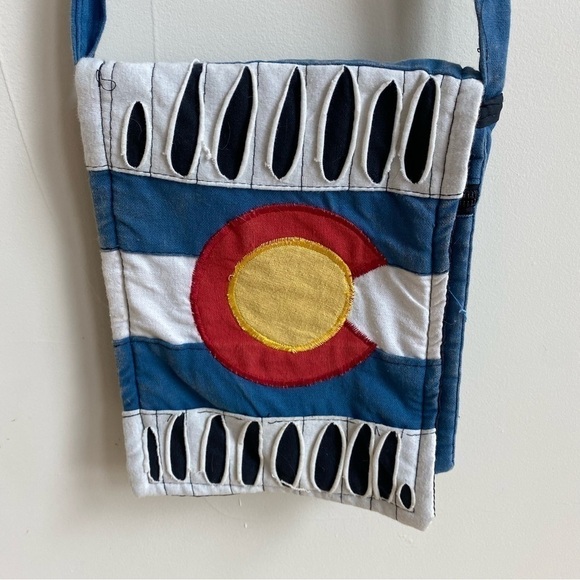 Colorado Flag Themed small to medium sized shoulder bag by Rising International. - Picture 3 of 16
